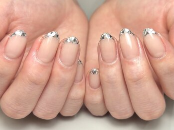 ヒナネイル 心斎橋(Hina nail)/ガラスフレンチ