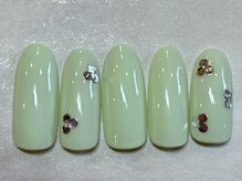 ネイルアンドアイラッシュ ネネ/パステル　ホロ　フラワー