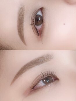 オクターブ 天神店(Octave)の写真/上品さ際立つ大人の目元◎まつげパーマ＆眉デザインのセットで、360度どこから見ても美しい仕上がり♪