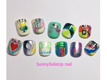 サニーサイドアップ ネイル(Sunny SideUp nail)/オススメフットネイルアート★