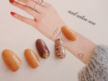 ソウ 難波店 nail salon Sou/Autumnツイードnail