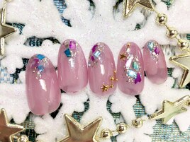 大人お星さまネイル☆