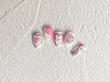 エイミー 金町(amy)/スマイルハートペイントネイル