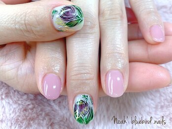 ノアブルーバードネイルズ(Noah' bluebird .nails)/チューリップ・ワンポイント