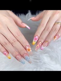 つけ放題/アート/長さ出し