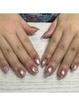 トゥルーネイル アンド アイ 横浜店(TRU NAIL & EYE) ピンクマグ×ドットホロ ¥7500~
