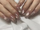 マグネット ラメラインネイル