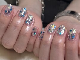 キラキラ☆ホログラムネイル