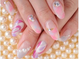 マ-ブル+3色&斜めフレ+Aｒｔ