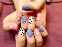 ネイルサロンオーパス(OPUS)/アニマル☆ニットネイル