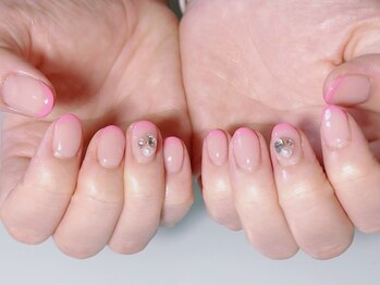 ネイル ファンシーファング(nail_fancy_fang)/フレンチネイル