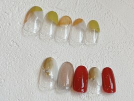 【秋デザイン】定額ネイル¥7,980