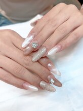 エイチサロン(H salon)/きらめく秋の大人ネイル