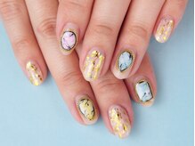 ネイルサロン ドレリッチ 大宮店(drerich)/ターコイズビックストーン風