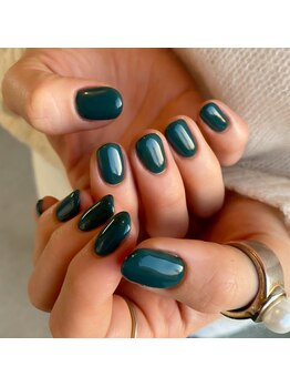 クローバーナチュレ(clover nature)/深い緑の艶々ワンカラー