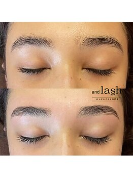 アンドラッシュ アンドネイル 本郷三丁目駅前店(and lash/and nail)/［パリジェンヌ］×［美眉Wax］
