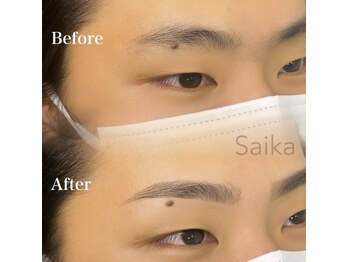 ミラ 渋谷(Eyebrow salon Mira)/メンズアイブロウ/ Saika