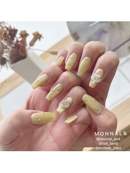 モナールアンド(MONNAL&)/黄色マグネット