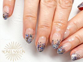 ラメグラデーション