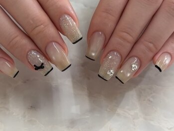 ラクエ(Laque)/フラッシュラメ フレンチ リボン