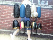 ネイルサロン ティディ(TIDY)/マット×隠しヒョウ柄NAIL