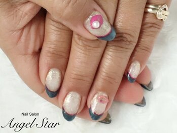 エンジェルスター(Angel Star)/大人可愛い唇ネイル♪