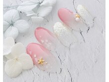 シンプルジェルネイル専門店 バランス 長町店(balance)/シェルスタッズネイル