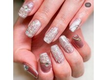 はあとねいる 宇都宮御幸ヶ原店/【オーナー限定】ツイードネイル