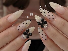 ドット×リボン