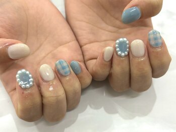 ワイズビューティー 京橋店(y's beauty)の写真/【22時まで営業】指先を彩るショートネイルデザイン☆シンプル可愛いを叶えます。