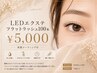 【付け足しLEDエクステ】フラットラッシュ100本￥5000☆束感コーティング付