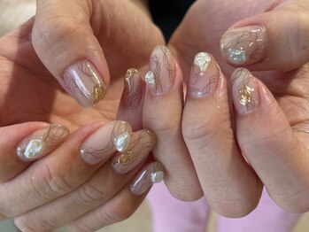 ネイルサロン マーノ(nail salon mano)の写真/【おかげさまで16周年♪】シンプルでも約100種類のおしゃれデザインが豊富で人気☆可愛くおしゃれな指先に