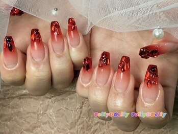 トリー アンド デリー(Toliy&Deliy)の写真/シール、パーツ、カラーが豊富で流行りのアートも実現♪韓国・ワンホン・ガーリー系はお任せ！持ち込みも◎