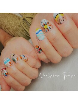 フリージア(Freesia)/サマーネイル