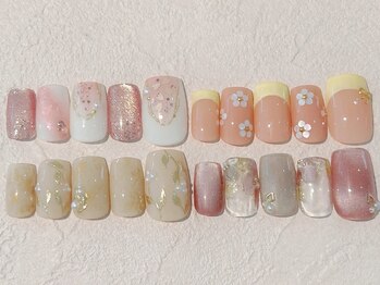 ネイルビート(NAIL BEAT)の写真/季節のトレンド・イベントネイルはお任せ♪500種以上の幅広いデザインから選べる定額デザイン￥4980～◎