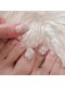 ネイルサロン アンクレーヌ(nail salon AnK raine)の写真/大人かわいい繊細なArtで足先まで飾って。ツルツルかかと【角質除去￥2200】自分にご褒美