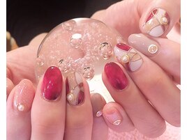 お洒落なブロックネイル