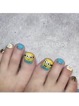 ブルーデイジー(BLUE DAISY)/minion nail