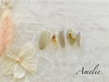 アメリ(Amelie)/ワンカラー/お花/マグネット