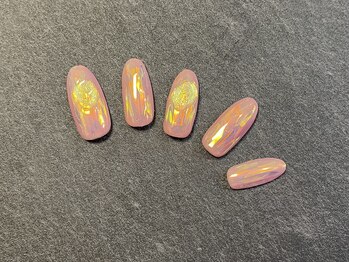 グラマーネイル(Glamor nail)/ホロ×クリア