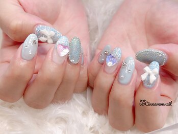 シナモンネイル(cinnamonnail)/リボンネイル♪