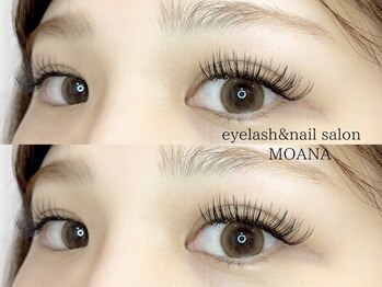アイラッシュサロンモアナ 梅田芝田店(MOANA)/フラットマットラッシュ140本