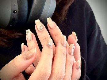 ヌル ネイル 堀江(NURU NAIL HORIE)/大人マグネットニュアンスネイル