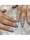 ラメグラデーション