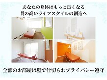 コア カイロプラクティック 錦糸町の雰囲気（全室個室でプライベートが守られた空間を提供！）