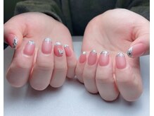 メオネイル(MEO NAIL)/ガラスフレンチネイル