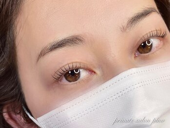 ピノ 千葉中央(pino)の写真/梅雨も安心!湿気に負けずナチュラルに盛れる上品eyeで印象UP☆平日限定まつパ+アイブロウSET¥9400