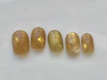 アイネイルズ 三宮店(I nails)/奥行きオーロライエロー