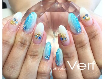 ネイルサロン べルフ(nail salon Verf)/人魚の鱗ネイル(^^♪