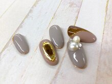 エトワール 中川中島店(Etoile)/べっ甲パールネイル